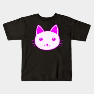 Kitty Purple Kids T-Shirt